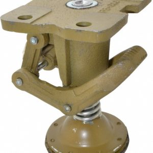 ALBION 7-3/4" Mounting Height, Position Floor Lock for 5 & 6" Diam Caster Wheels 503921