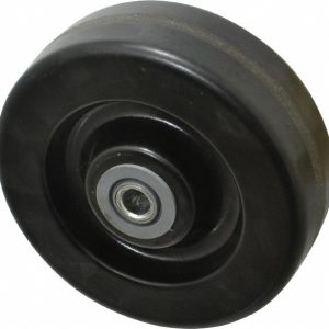 ALBION Caster Wheel: Phenolic, 6" Dia, 2" Wide, 1/2" Axle TM0620112B