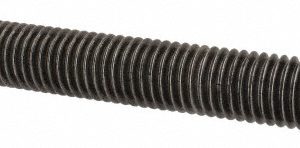 ALL AMERICA THREADED PRODUCTS General-Purpose Threaded Rod: 5/8-11, 6' OAL, Alloy Steel, Bright/Uncoated Finish 27606