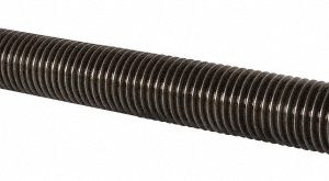ALL AMERICA THREADED PRODUCTS General-Purpose Threaded Rod: 1-1/8-7, 6' OAL, Alloy Steel, Plain Finish 05176