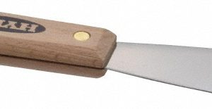 HYDE TOOLS Putty Knife: Stainless Steel, 1-1/2" Wide 07170