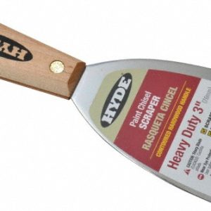 HYDE TOOLS Stiff Carbon Steel Chisel Scraper 07410