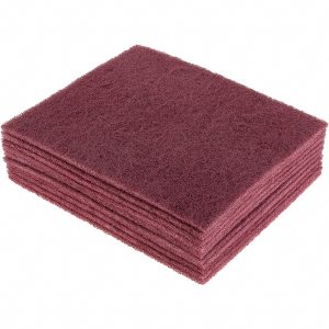 ABILITYONE Hand Sanding Pad: Non-Woven, Fine Grade, Maroon 73051377