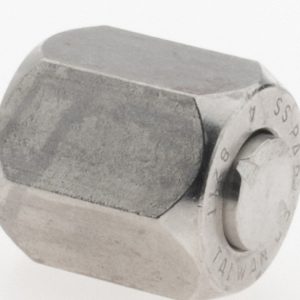 PARKER Stainless Steel Flared Tube Cap: 1/4" OD, 37 deg Flared Angle PT-00320