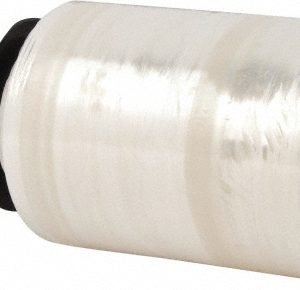 STRETCH ASSOCIATES Pack of (4) Rolls 5" x 1,000' 80 Gauge Clear Bundling Stretch Film with Dispenser QWP-80CLR-5