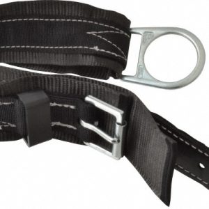 MILLER Size L, 39 to 47 Inch Waist, 3 Inch Wide, Single D Ring Style Body Belt 3NA/LBK