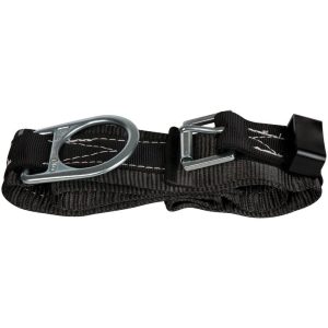 MILLER Size XL, 42 to 50 Inch Waist, 3 Inch Wide, Single D Ring Style Body Belt 3NA/XLBK