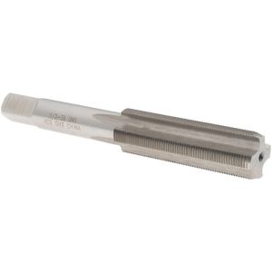 VALUE COLLECTION Straight Flute Tap: 1/2-36 UNS, 4 Flute, Bottoming Chamfer, 3B Class of Fit, High-Speed Steel, Bright/Uncoated Finish JY66556184