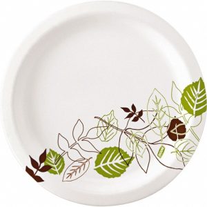 DIXIE Plate: Paper, Burgundy & Green DXESXP10PATHPK