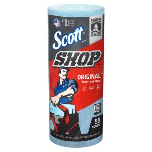 SCOTT Shop Towels Original™ (75147), Original Blue Shop Towels, 9.4"x11" sheets 75147