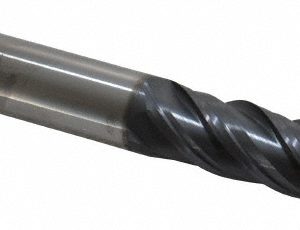 SGS Square End Mill: 5/8" Dia, 2-1/4" LOC, 4 Flute, Solid Carbide 70484