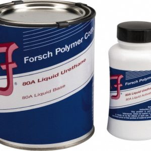 FORSCH POLYMER CORP Castable Rubber: 1 lb Kit, Tan, Polyurethane URS 5180-1 LB