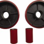 PRO-SOURCE Replacement Wheel Kit for Low Profile Pallet Jack: 4400 lb Capacity, 27" OAW, 48" Forks, 2" Lowered Height, 6-1/2" Lifting Height BF20L-WK