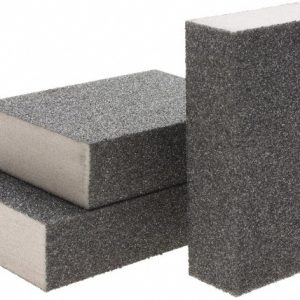 TRU-MAXX Sanding Sponge: 2-3/4" Wide, 12" Long, 1" Thick, Hard Grade SPPC106N3