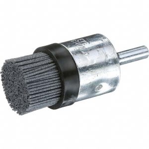 OSBORN End Brushes: 1/2" Dia, 0.04" Wire Dia, Nylon, Flat Faced Wire 0003029600