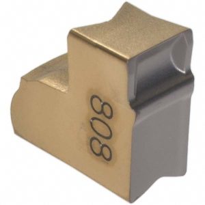 ISCAR Cutoff Insert: TAGN4MF IC808, Carbide, 4.00 mm Cutting Width, 0.1570" Cutting Width 6004961