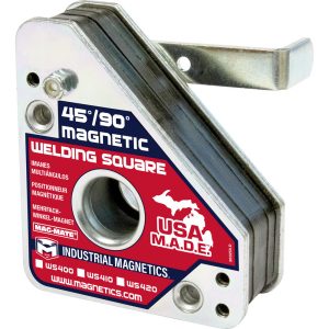 MAG-MATE 3-3/4" Wide x 1-1/2" Deep x 4-3/8" High, Rare Earth Magnetic Welding & Fabrication Square WS420