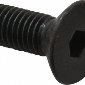 HOLO-KROME Flat Socket Cap Screw: M10x1.5, 12.9 Alloy Steel, Black Oxide Finish 87156