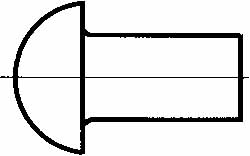 RIVETKING 1/8" Body Dia, Round Uncoated Aluminum Solid Rivet 12N100RRDAP/110