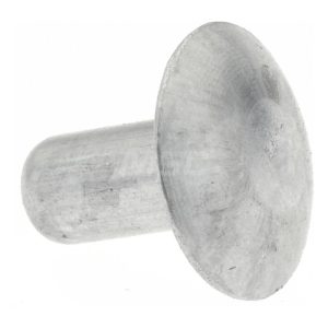 CLENDENIN BROTHERS, INC. 3/16" Body Diam, Brazier Aluminum Solid Rivet 7I1224