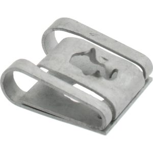 SOUTHCO INC 0.02 to 0.1969" Frame Thickness, Steel, Clip On, Quarter Turn Stud Receptacle 82-47-113-15-PX