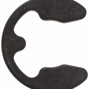 ROTOR CLIP External E Style Retaining Ring: 10 mm Groove Dia, 11 to 15 mm Shaft Dia, 1060-1090 Spring Steel, Phosphate Finish DE-10ST PD B100