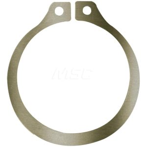 ROTOR CLIP External Retaining Ring: 1.529" Groove Dia, 1-5/8" Shaft Dia, 1060-1090 Beryllium Copper & Steel, Zinc-Plated SH-162ST ZD