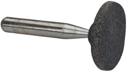 CRATEX Mounted Point: 5/8" Thick, 1/8" Shank Dia, B41, 80 Grit, Medium B41A80CXG 1/8