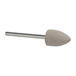 CRATEX Mounted Point: 3/4" Thick, 1/8" Shank Dia, B42, 120 Grit, Fine B42A120CXG 1/8