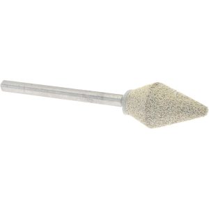 CRATEX Mounted Point: 3/4" Thick, 1/8" Shank Dia, B51, 80 Grit, Medium B51A80CXG 1/8
