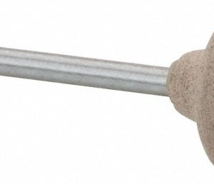 CRATEX Mounted Point: 5/16" Thick, 1/8" Shank Dia, B61, 120 Grit, Fine B61A120CXG 1/8