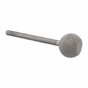 CRATEX Mounted Point: 3/8" Thick, 1/8" Shank Dia, B62, 80 Grit, Medium B62A80CXG 1/8