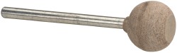 CRATEX Mounted Point: 3/8" Thick, 1/8" Shank Dia, B62, 120 Grit, Fine B62A120CXG 1/8