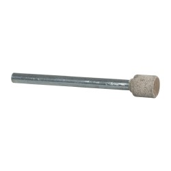 CRATEX Mounted Point: 1/4" Thick, 1/8" Shank Dia, W160, 80 Grit, Medium W160A80CXG 1/8