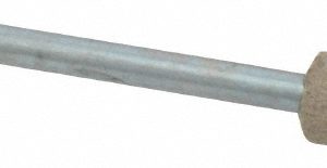 CRATEX Mounted Point: 1/2" Thick, 1/8" Shank Dia, W163, 120 Grit, Fine W163A120CXG 1/8