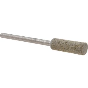 CRATEX Mounted Point: 3/4" Thick, 1/8" Shank Dia, W164, 80 Grit, Medium W164A80CXG 1/8