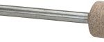 CRATEX Mounted Point: 3/8" Thick, 1/8" Shank Dia, W175, 80 Grit, Medium W175A80CXG 1/8