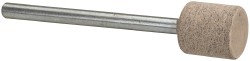CRATEX Mounted Point: 3/8" Thick, 1/8" Shank Dia, W175, 80 Grit, Medium W175A80CXG 1/8