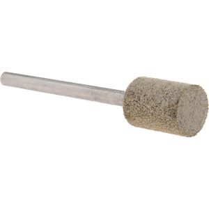 CRATEX Mounted Point: 1/2" Thick, 1/8" Shank Dia, W176, 80 Grit, Medium W176A80CXG 1/8