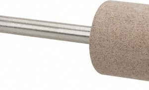 CRATEX Mounted Point: 3/4" Thick, 1/8" Shank Dia, W186, 120 Grit, Fine W186A120CXG 1/8