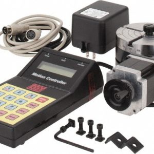 SHERLINE 28,800 Max RPM Table/400 Max RPM Motor, 4" Table Diam, Horiz, CNC Rotary Indexing Table 8700