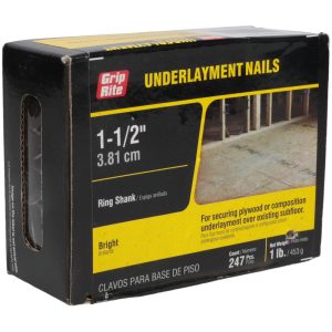 VALUE COLLECTION 13 Gauge, 1-1/2" OAL Underlayment Nails 112ATUL1