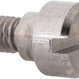 ELECTRO HARDWARE Precision Shoulder Screw: 1/4" Shoulder Dia, 1/8" Shoulder Length, #10-32 Thread, 1/4" Thread Length, Stainless Steel, Slotted SCS375-12
