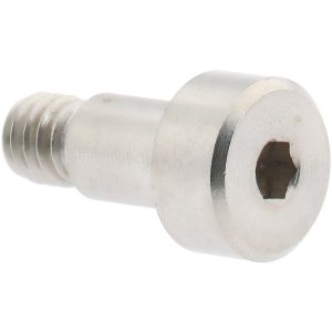 ELECTRO HARDWARE Precision Shoulder Screw: 3/16" Shoulder Dia, 1/4" Shoulder Length, #8-32, 0.188" Thread Length, 18-8 & 303, Stainless Steel, Hex Socket SCB312-14