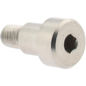 ELECTRO HARDWARE Precision Shoulder Screw: 1/4" Shoulder Dia, 1/4" Shoulder Length, #10-32, 1/4" Thread Length, 18-8 & 303, Stainless Steel, Hex Socket SCB375-14 MOD