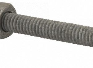 VALUE COLLECTION Carriage Bolt: 1/4-20, 2-1/2" Length Under Head, Square Neck 3GBC904C0208
