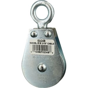 BLOCK DIVISION 600 Lbs. Load Limit, Swivel Eye Standard Block 02048-C