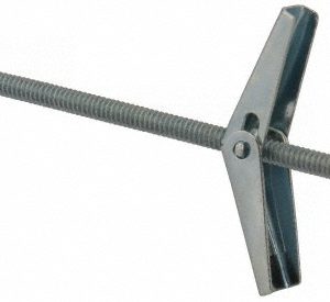 VALUE COLLECTION 1/8" Diam x 4" OAL, 1/8" Screw, Steel Toggle Bolt Drywall & Hollow Wall Anchor NFC5043
