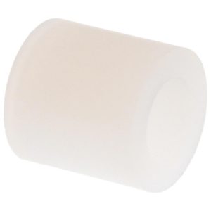 ELECTRO HARDWARE Round Circuit Board Spacer: #6 Screw, 1/4" OAL, 0.14" ID, 1/4" OD, Nylon S513-M17-F16-G