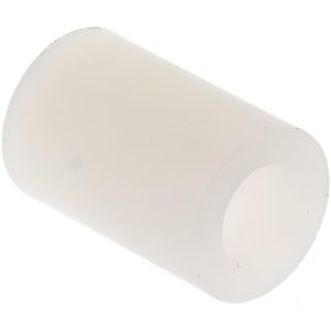 ELECTRO HARDWARE Round Circuit Board Spacer: #6 Screw, 3/8" OAL, 0.14" ID, 1/4" OD, Nylon S521-M17-F16-G